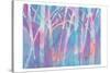 Stained Glass Trees-Beverly Dyer-Stretched Canvas