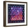 Stained Glass Triangles-Bee Sturgis-Framed Art Print