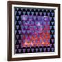 Stained Glass Triangles-Bee Sturgis-Framed Art Print