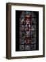 Stained Glass Window at Chartres Cathedreal-null-Framed Photographic Print