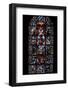 Stained Glass Window at Chartres Cathedreal-null-Framed Photographic Print
