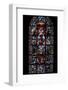 Stained Glass Window at Chartres Cathedreal-null-Framed Photographic Print