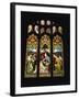 Stained Glass Window at Stoke by Nayland Church in Constable Country, Suffolk, England, UK-Robert Francis-Framed Photographic Print