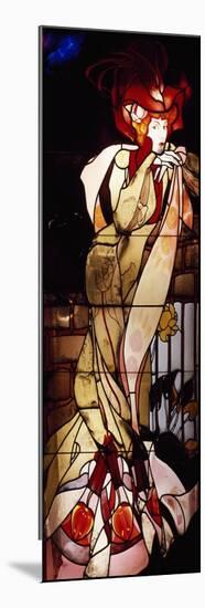 Stained-Glass Window Depicting Female Figure, 1901-1902-Georges de Feure-Mounted Giclee Print