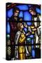 Stained Glass Window Depicting Holy Communion-Godong-Stretched Canvas