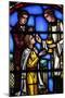 Stained Glass Window Depicting Holy Communion-Godong-Mounted Photographic Print