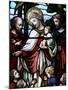 Stained Glass Window Depicting Jesus Welcoming Children, Billingshurst, Sussex-Godong-Mounted Photographic Print