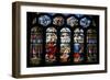 Stained Glass Window Depicting the Nativity, St. Eustache Church, Paris, France, Europe-Godong-Framed Photographic Print