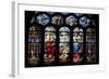 Stained Glass Window Depicting the Nativity, St. Eustache Church, Paris, France, Europe-Godong-Framed Photographic Print