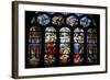 Stained Glass Window Depicting the Nativity, St. Eustache Church, Paris, France, Europe-Godong-Framed Photographic Print