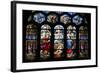 Stained Glass Window Depicting the Nativity, St. Eustache Church, Paris, France, Europe-Godong-Framed Photographic Print