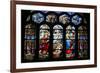 Stained Glass Window Depicting the Nativity, St. Eustache Church, Paris, France, Europe-Godong-Framed Photographic Print