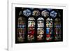 Stained Glass Window Depicting the Nativity, St. Eustache Church, Paris, France, Europe-Godong-Framed Photographic Print