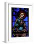 Stained Glass Window Depicting the Virgin Mary, the Holy Chapel (La Sainte-Chapelle), Paris, France-Godong-Framed Photographic Print