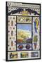 Stained Glass Window Designs, from 'Decorative Sketches', C.1895 (Colour Litho)-Rene Binet-Stretched Canvas