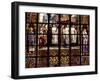 Stained-Glass Window from Brabantine Gothic Style, St Michael and St Gudula Cathedral, Belgium-null-Framed Giclee Print