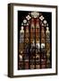 Stained-Glass Window from Brabantine Gothic Style, St Michael and St Gudula Cathedral, Belgium-null-Framed Giclee Print