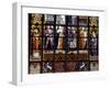 Stained-Glass Window from Brabantine Gothic Style, St Michael and St Gudula Cathedral, Brussels-null-Framed Giclee Print