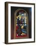 Stained Glass Window in a Church, St. Therese's Basilica, Lisieux, Basse-Normandy, France-null-Framed Premium Giclee Print