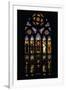 Stained Glass Window in Basilia of San Petronio, Bologna, Emilia-Romagna, Italy-null-Framed Giclee Print