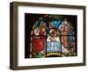 Stained Glass Window in Holy Trinity Cathedral, Addis Ababa, Ethiopia-Gavin Hellier-Framed Photographic Print