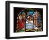 Stained Glass Window in Holy Trinity Cathedral, Addis Ababa, Ethiopia-Gavin Hellier-Framed Photographic Print