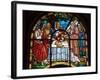Stained Glass Window in Holy Trinity Cathedral, Addis Ababa, Ethiopia-Gavin Hellier-Framed Photographic Print