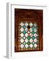 Stained Glass Window in Merlana Museum, Konya City, Turkey-Joe Restuccia III-Framed Photographic Print