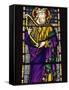 Stained Glass Window in Peterborough Cathedral, Cambridgeshire, England, United Kingdom, Europe-Lee Frost-Framed Stretched Canvas