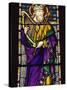 Stained Glass Window in Peterborough Cathedral, Cambridgeshire, England, United Kingdom, Europe-Lee Frost-Stretched Canvas