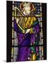 Stained Glass Window in Peterborough Cathedral, Cambridgeshire, England, United Kingdom, Europe-Lee Frost-Mounted Photographic Print