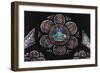 Stained-Glass Window of the Choir, Notre-Dame Cathedral-null-Framed Giclee Print
