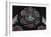 Stained-Glass Window of the Choir, Notre-Dame Cathedral-null-Framed Giclee Print