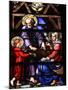 Stained Glass Window of the Holy Family, Our Lady of Geneva Basilica, Geneva. Switzerland, Europe-Godong-Mounted Photographic Print