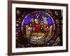 Stained Glass Window of the Miracle of Fishing, Lyon, Rhone, France, Europe-Godong-Framed Photographic Print