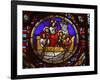 Stained Glass Window of the Miracle of Fishing, Lyon, Rhone, France, Europe-Godong-Framed Photographic Print