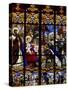 Stained Glass Window of the Visit of the Magi, St. Gatien Cathedral, Tours, Indre-Et-Loire-Godong-Stretched Canvas