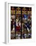 Stained Glass Window of the Visit of the Magi, St. Gatien Cathedral, Tours, Indre-Et-Loire-Godong-Framed Photographic Print