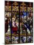 Stained Glass Window of the Visit of the Magi, St. Gatien Cathedral, Tours, Indre-Et-Loire-Godong-Mounted Photographic Print