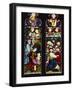 Stained Glass Window, Peterborough Cathedral, Cambridgeshire, England, United Kingdom, Europe-Lee Frost-Framed Photographic Print