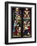 Stained Glass Window, Peterborough Cathedral, Cambridgeshire, England, United Kingdom, Europe-Lee Frost-Framed Photographic Print