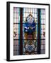 Stained Glass Window, Railway Station, Dunedin, New Zealand-David Wall-Framed Photographic Print