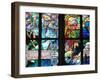 Stained Glass Window, St. Vitus's Cathedral, Prague, Czech Republic, Europe-Martin Child-Framed Photographic Print