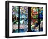 Stained Glass Window, St. Vitus's Cathedral, Prague, Czech Republic, Europe-Martin Child-Framed Photographic Print