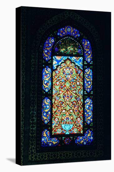 Stained Glass Window, Suleymaniye Mosque, 1557-null-Stretched Canvas