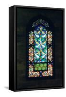 Stained Glass Window, Suleymaniye Mosque, 1557-null-Framed Stretched Canvas