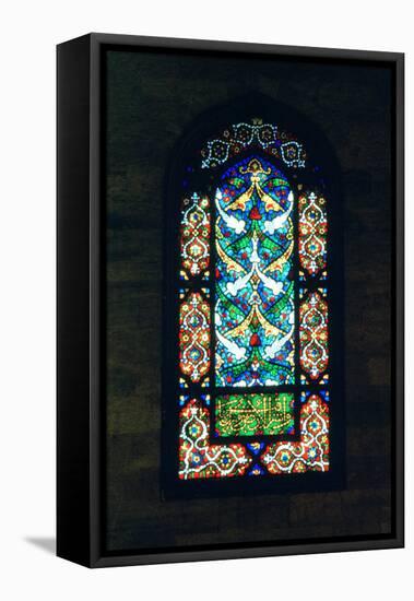 Stained Glass Window, Suleymaniye Mosque, 1557-null-Framed Stretched Canvas