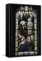 Stained Glass Window with Scenes from the Gospels-null-Framed Stretched Canvas