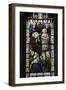 Stained Glass Window with Scenes from the Gospels-null-Framed Photographic Print