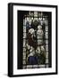 Stained Glass Window with Scenes from the Gospels-null-Framed Photographic Print